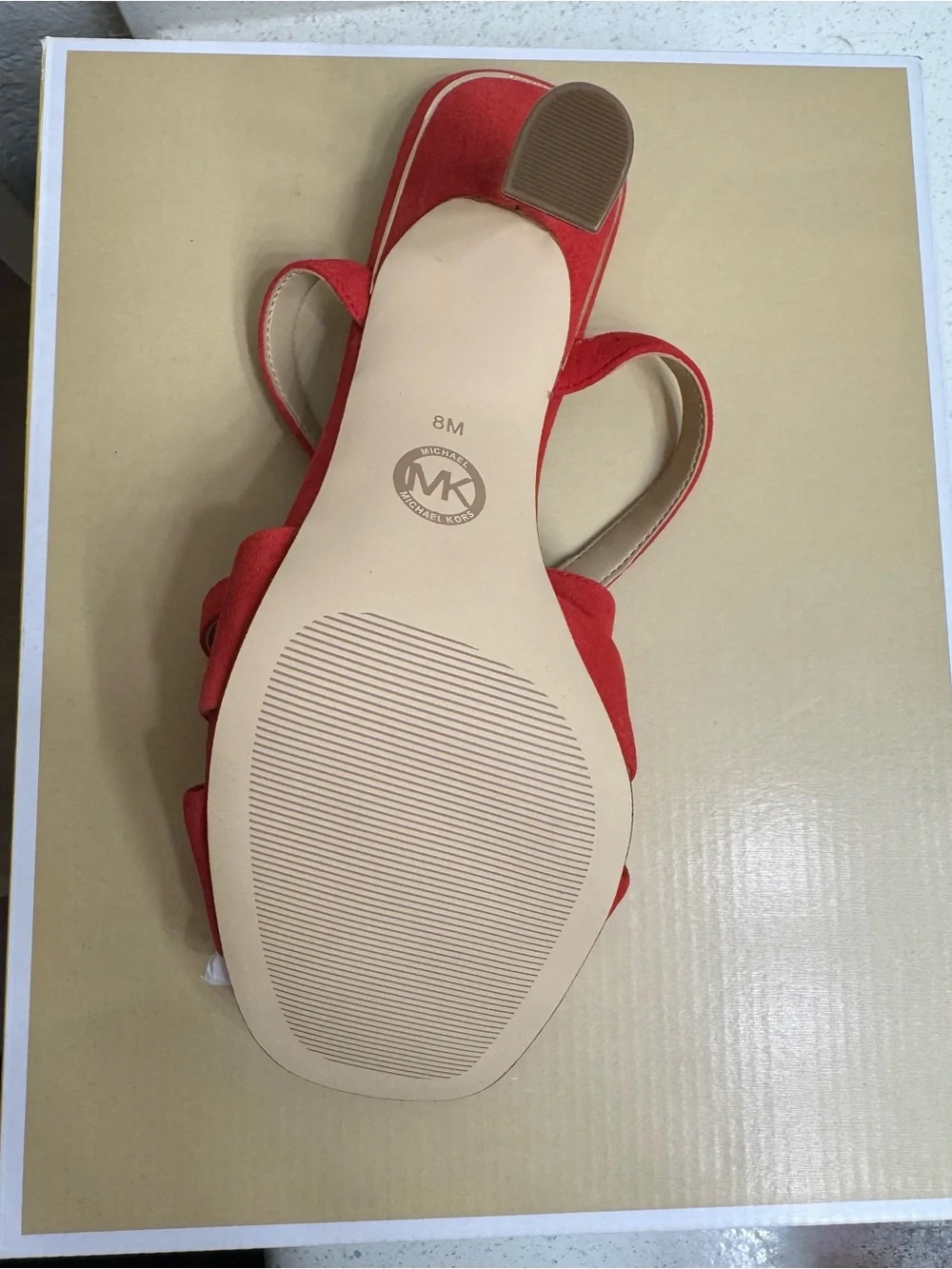 Michael Kors bold red